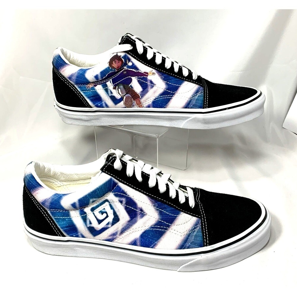 NEW Karl Jacobs x Vans Sneakers Mens 9.5 Womens 11 Old Skool Dream Black Blue
